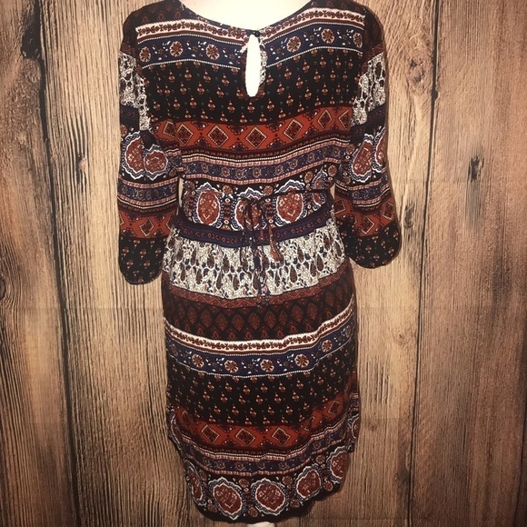 Feathers Large multi colored dress - Picture 3 of 7